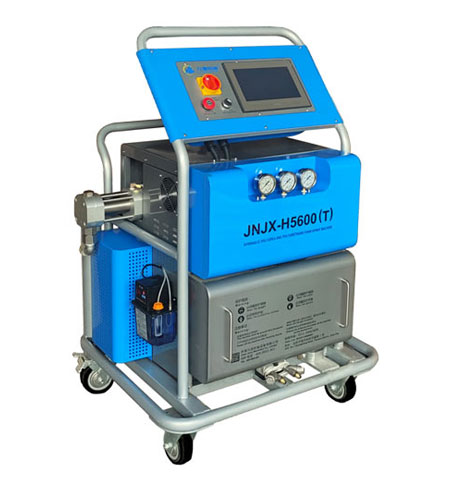 泡沫噴涂機(jī)(圖1) H5600T-PLC多工位泡沫噴涂機(jī)