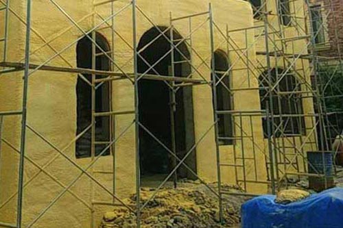 外墻保溫材料一般都有哪幾種 保溫施工隊用噴涂機(圖4) 外墻保溫施工